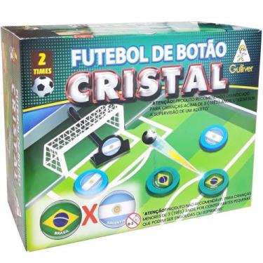 Imagem de Futebol De Botao Cristal Selecoes Brasil X Argentina Gulliver