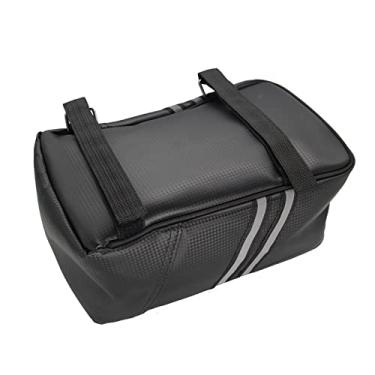 Imagem de KELATI Bolsa de porta-malas de bicicleta, bolsa de assento traseiro de bicicleta à prova d'água bolsa de panela de bicicleta 8l para rack de carga de bicicleta, bolsa de sela, à prova d'água multifuncional excursão ciclismo bicicleta bolsa de porta-malas do assento traseiro