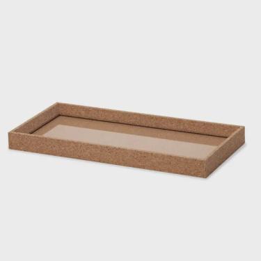 Imagem de Bandeja Retangular em mdf com Cortiça 28 X 12 X 3CM mart 15682