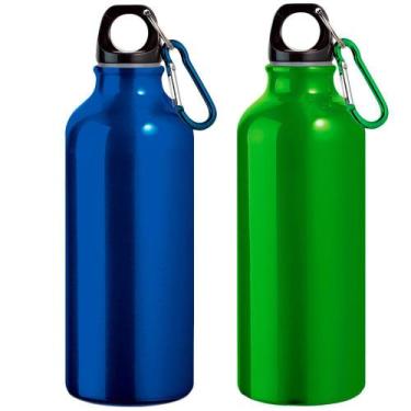 Imagem de Kit 2X Garrafa Squeeze Sport 500 Ml Topget Azul E Verde