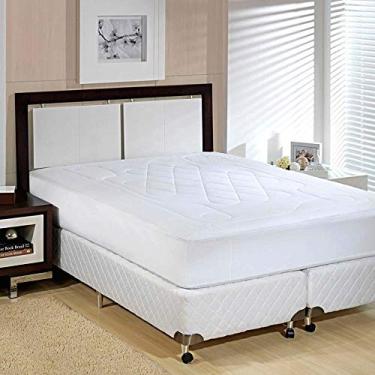 Imagem de PLUMASUL Soft Touch Casal Protetor Impermeável para Colchão, Branco, 140 x 190 x 40 cm