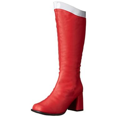 Imagem de Ellie Shoes Super bota feminina 300, Vermelho/branco, 10