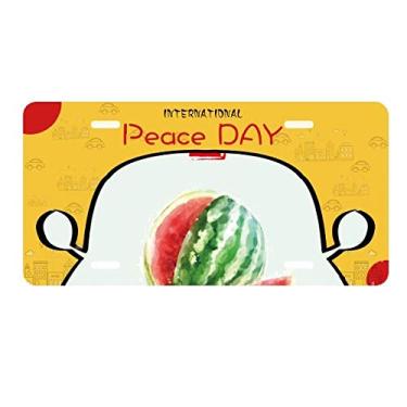 Imagem de DIYthinker Placa Circlar Great Heat Twenty Four Solar Term Placa de Carro Decoração Dia da Paz