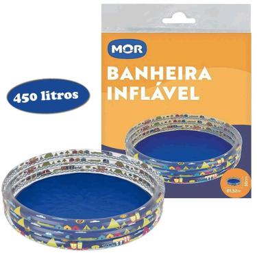 Imagem de Banheira Inflável De 450 Litros Desenho De Peixinho Mor