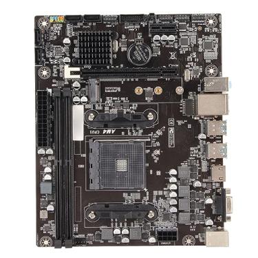 Imagem de Placa-mãe AMD A520 M ATX, Slots de Memória DDR4 de Canal Duplo Com Gráficos Integrados Placa-mãe para Jogos PCIe X16 SATA 6Gbs M.2 NVME USB3.0