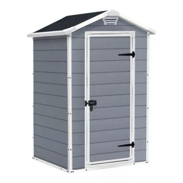 Imagem de Casa Container Depósito De Plástico Jardim - 129x103x196 Cm