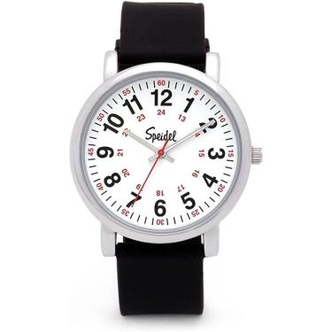 Imagem de Relógio de esfoliação  speidel - cores de esfoliação médica, mostrador fácil de ler, segunda mão, resistente à água