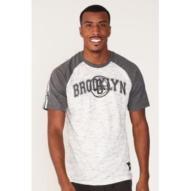 Imagem de Camiseta Nba Especial Brooklyn Nets Casual Off White