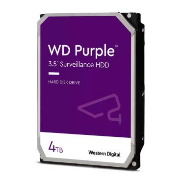 Imagem de HD 4TB Western Digital Purple Surveillance, SATA III 6Gb/s, Cache 256MB, 3.5" - WD43PURZ