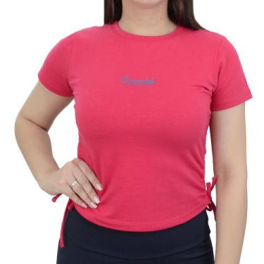 Imagem de Camiseta Feminina Aeropostale Mc Cropped Silkada Pink - 989017