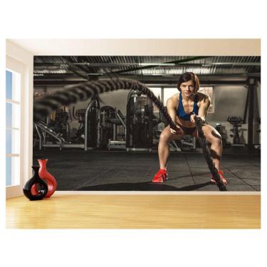 Imagem de Papel De Parede 3D Academia Exercício Crossfit 3,5M Aca27