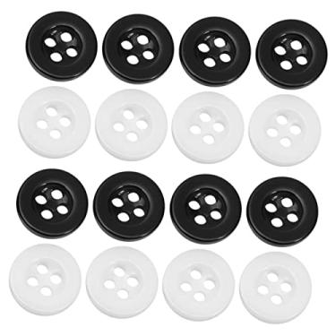 Imagem de NUOBESTY 6 botão de pressão de resina botões de roupas boneca preta decoração prendedor de roupas faça você mesmo encaixes de pano artesanais casaco página de recados Acessórios bebê