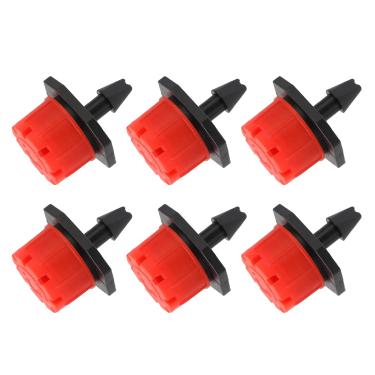 Imagem de 100 PCS 360 Graus Ajustável, Emissor de Irrigação Emissor de Irrigação Aspersor de por Gotejamento de 1/4 pol. de por Gotejamento para Paisagismo