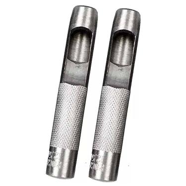 Imagem de Kit 2 Vazador Furador Para Couro Eva Lonas Cinto 10Mm 12Mm