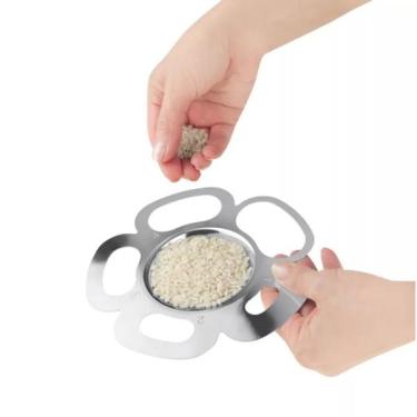 Imagem de Medidor de arroz e massa aço inox igenietti 15cm