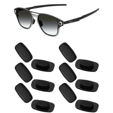 Imagem de Mryok 6 pares de protetores nasais de substituição para óculos de sol Oakley Latch Alpha & Lugplate - Preto