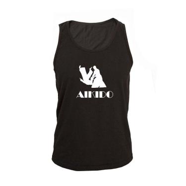 Imagem de Regata Masculina Algodão Aikido 7 Estampada Verão