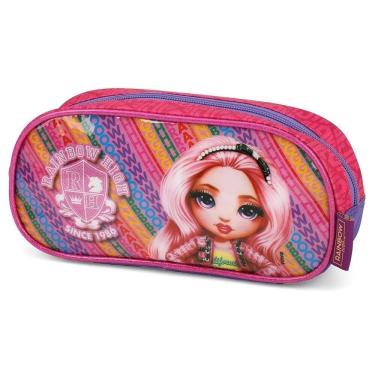 Imagem de Estojo Escolar Rainbow High