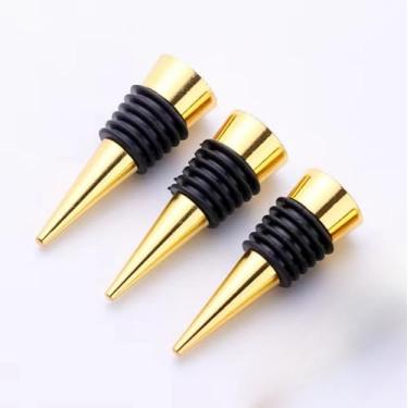 Imagem de WOKHACH Conjunto de 2 rolhas de vinho decorativas, rolhas de garrafa de vinho legais para garrafas de vidro, rolha de garrafa de cristal serve para garrafas padrão, ferramentas de vinho de decorações