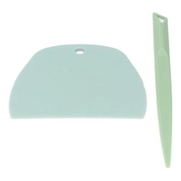 Imagem de FERRAMENTA DE ASSAR BOLO DE RASPADOR DE MASSA DE PLÁSTICO PARA ASSAR FACA DE LIBERAÇÃO, RASPAR E MOLDAR DELICIOSOS SABOROSOS NA COZINHA (Verde)