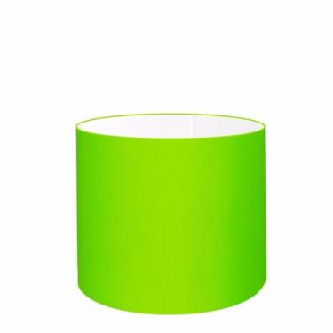 Imagem de Cúpula Abajur Cilíndrica Cp-7016 Ø35x30cm Verde Lim��o