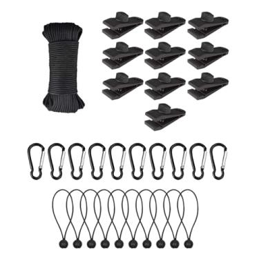 Imagem de Generic Toldo lona clipes toldo fivela mosquetão resistente acampamento tenda clipes braçadeiras para encerado caravana coberturas de carro, estilo c