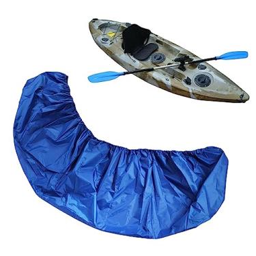 Imagem de Capa de Caiaque, Proteção UV à Prova D'água à Prova de Poeira Oxford Pano Engrossado Capa de Canoa para Caiaque de Barco Ao Ar Livre Interno (3,1-3,5M)