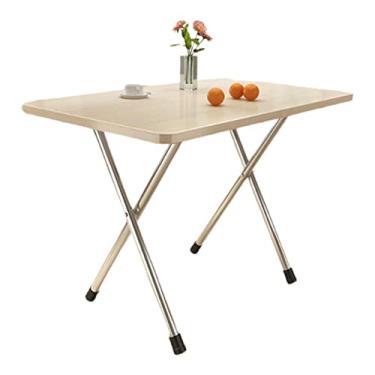 Imagem de Mesa de bar alta mesa de bistrô simples mesa de jantar pequena mesa de jantar mesa quadrada portátil