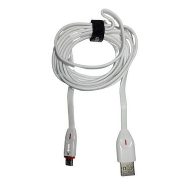 Imagem de Cabo Carregador para Celular V8 2.4a 2m Micro Usb A1080 - XTRAD, Branc