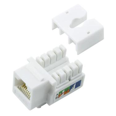 Imagem de 10x Keystone Fêmea Rj45 Cat6 - Alta Qualidade - Original 5+