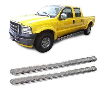 Imagem de Estribo F350 1999 2000 2001 2002 a 2012 Cabine Dupla Cromado - CCF