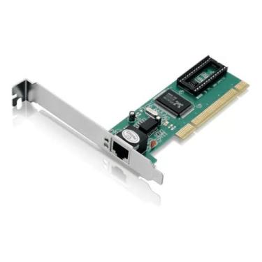 Imagem de Placa de rede pci rj-45 chipset realtek 32 bit 33mhz 10/100 mbps ether