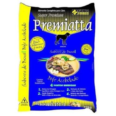 Imagem de Ração Premiatta Sabores do Brasil para Cães Adultos Sabor Bife Acebola