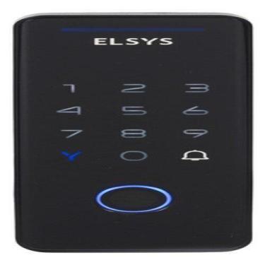 Imagem de Fechadura Eletrônica Digital Sobrepor Preta Biometria Elsys