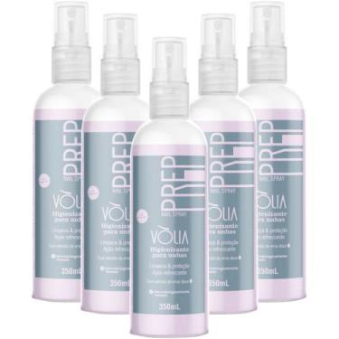 Imagem de 5UN Preparação Nail Spray Higienizante Unhas 350ml Volia - Vòlia