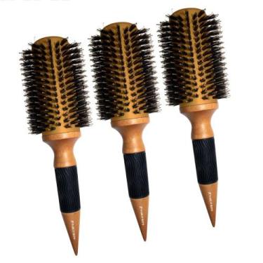 Imagem de 3UN Escova Térmica Metálica GG 80MM Top Gold Marco Boni