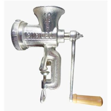 Imagem de Maquina De Moer Carne Manual Mimoso Nº 10 P, Cinza escuro