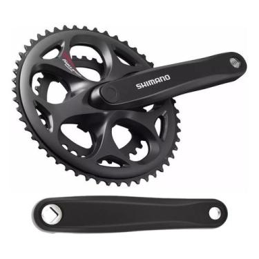 Imagem de Pedivela Shimano Tourney A070 50/34d 165mm 2x7v 2x8v Speed