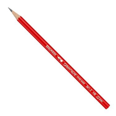 Imagem de Lápis Grafite Caran D'ache Edelweiss Hb Corpo Vermelho Unidade - CARAN
