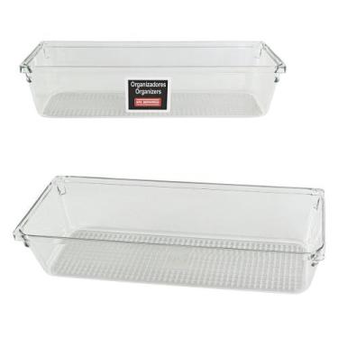 Imagem de Organizador de Gavetas Transparente 23x7 - Fullcommerce