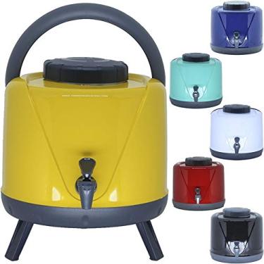 Imagem de Botijão Galão Térmico 5 Litros com Torneira Unitermi Arezzo - Amarelo