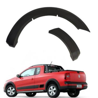 Imagem de Kit Moldura Paralama Traseiro Volkswagen Saveiro Cross G5 2010 2011 20