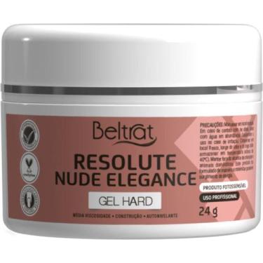 Imagem de Gel Hard Construtor Beltrat Resolute Alongamento de Unhas , NUDE ELEGA