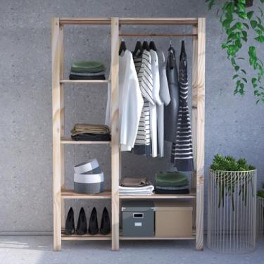 Imagem de Guarda Roupa Aberto Para Armazengem Roupas Para Lavanderia - Technox