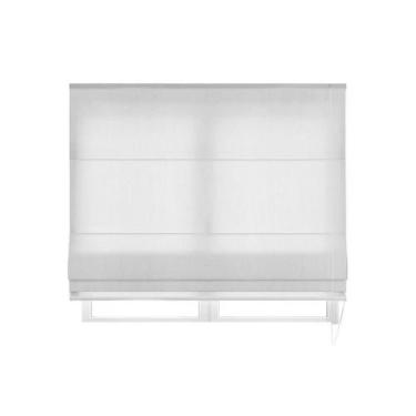 Imagem de Persiana Romana Translucida Branca - 2,00m x 1,50m - RM Policarbonatos