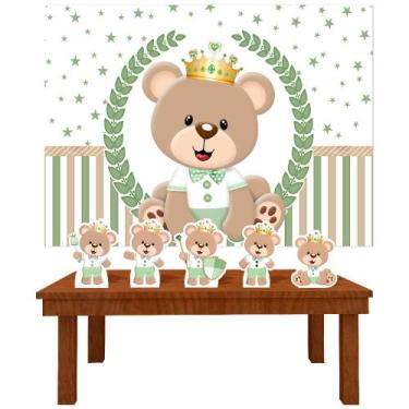 Imagem de Kit Rubi Urso principe Verde Claro- IMPAKTO VISUAL