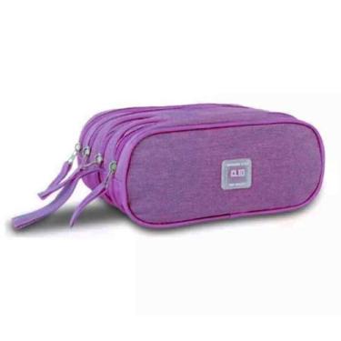 Imagem de Estojo Quadruplo Escolar Liso Authentic Style Clio