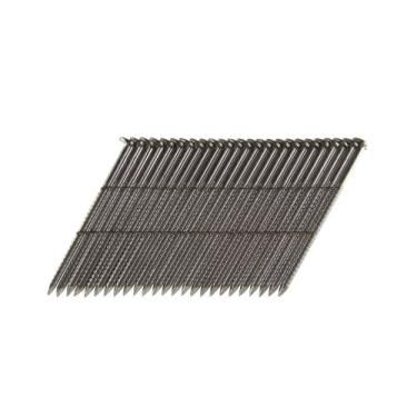 Imagem de B&C Eagle A3X131RSS/28 Cabeça redonda deslocada 7,6 cm x 0,131 cm x 28 graus S304 de aço inoxidável com pregos de enquadramento (500 por caixa)