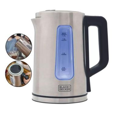 Imagem de Chaleira Elétrica Black+Decker Inox Controle Temperatura 220V 1,7L - B