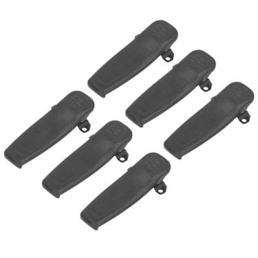 Imagem de 6 PCS Clipe de Cinto Compatível Com HYT TC-610 TC-500S TC-508 TC-700 TC-780, Walkie Talkie Portátil Intercomunicador Substituição do Clipe Traseiro do Cinto Com Parafusos